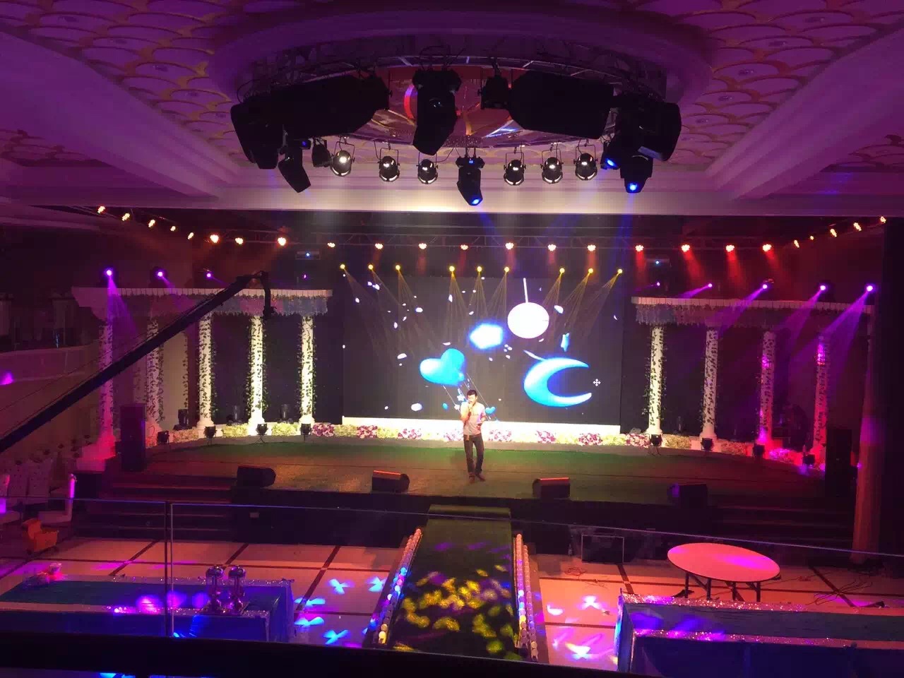 內(nèi)蒙古巴彥淖爾  戶(hù)內(nèi)P7.62租賃屏  28平方